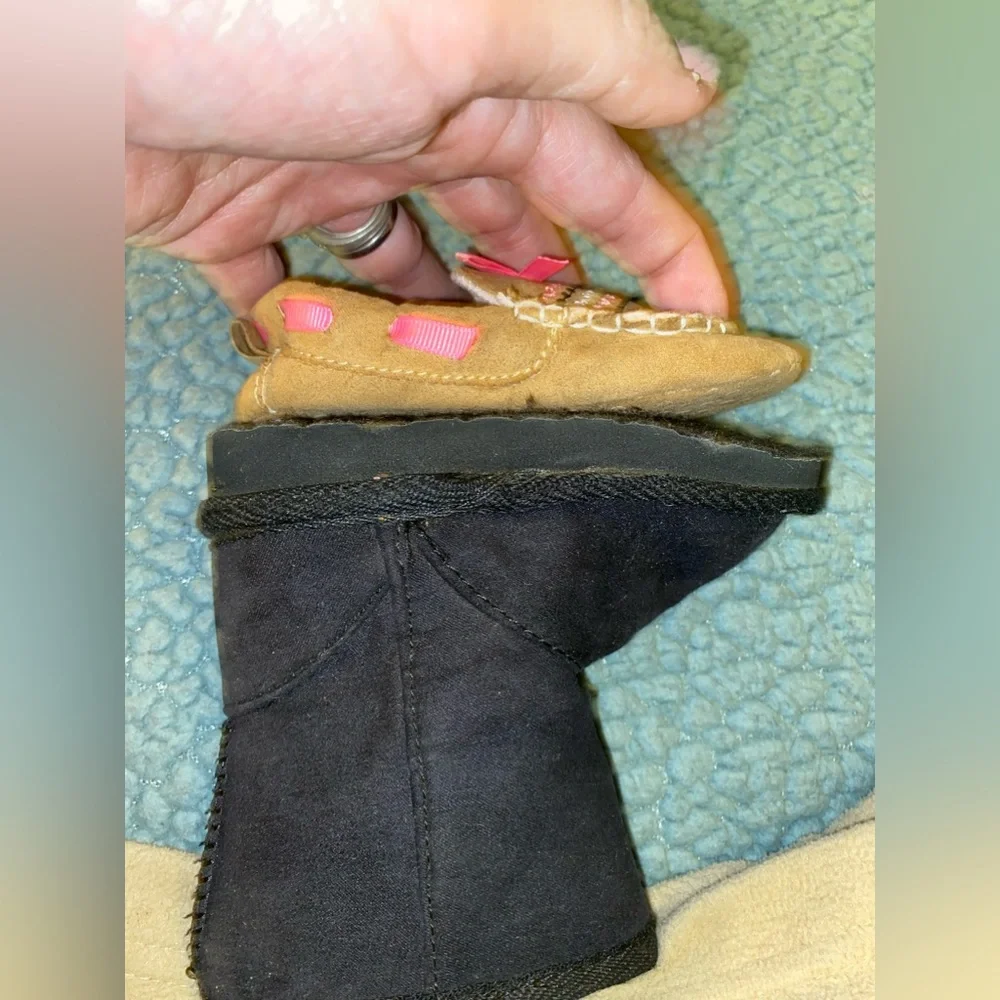 Weixinbury toddler girls slip on  loafers/moccasins